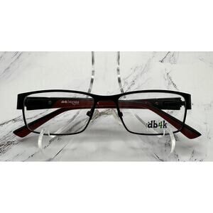 DB4K By Europa-Kids Eyeglasses- Whiz Kid C2-Black/Red-Size 46-14-125-New w/Case